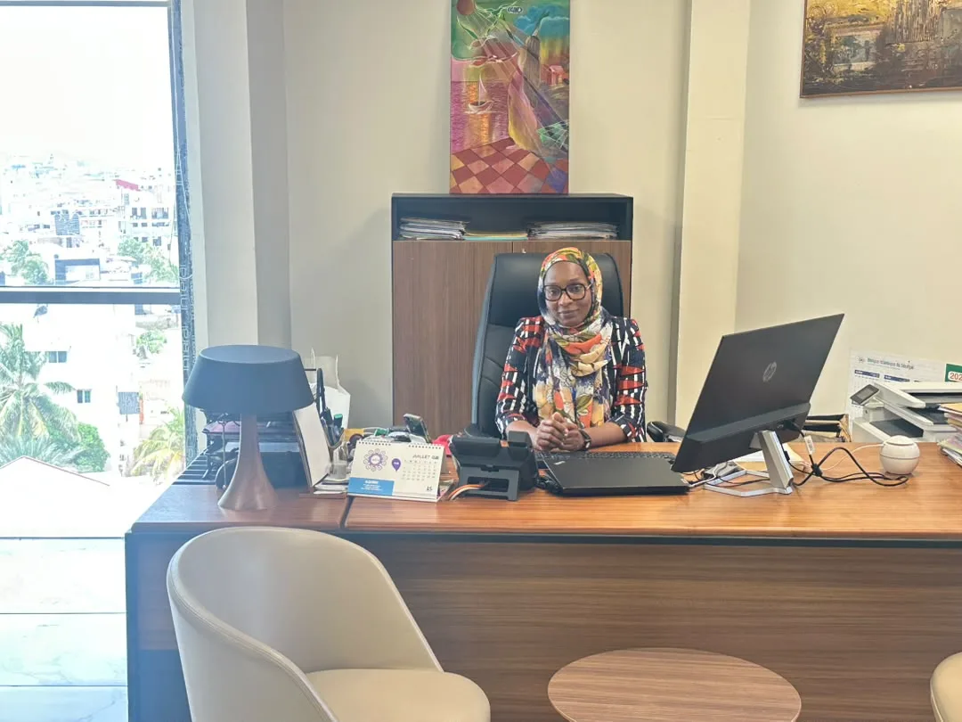 Binta Hane, HR Director, Groupe EDK, in her office
